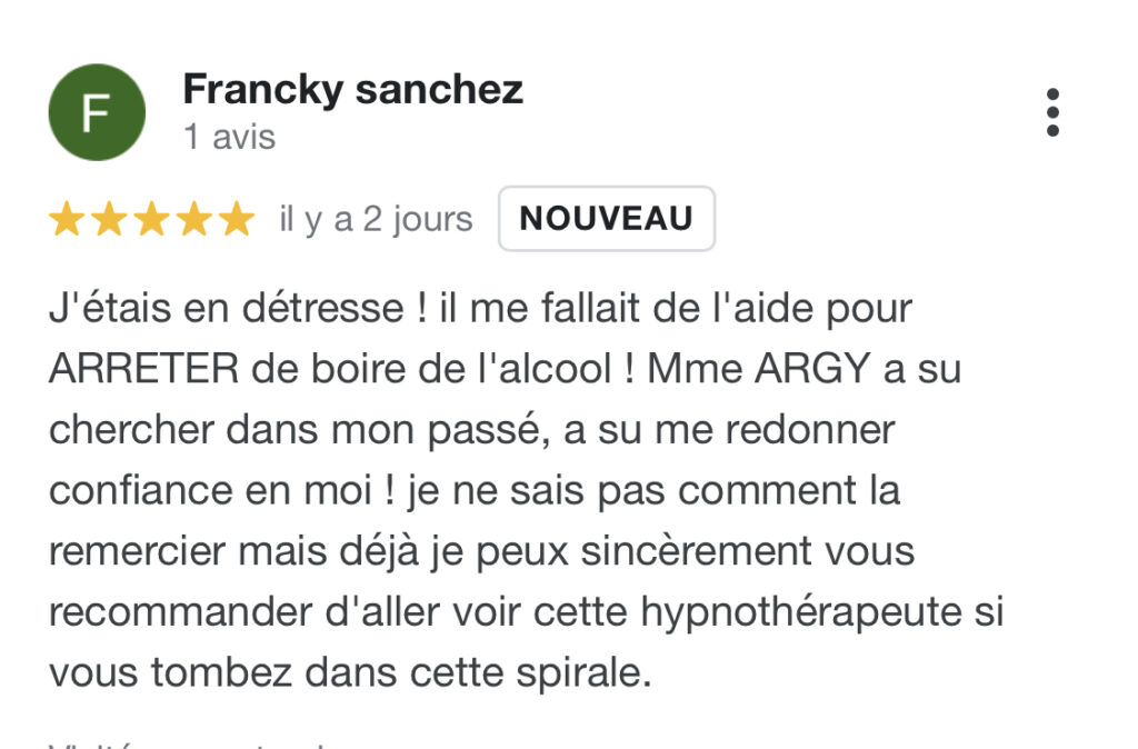 homme alcool hypnose