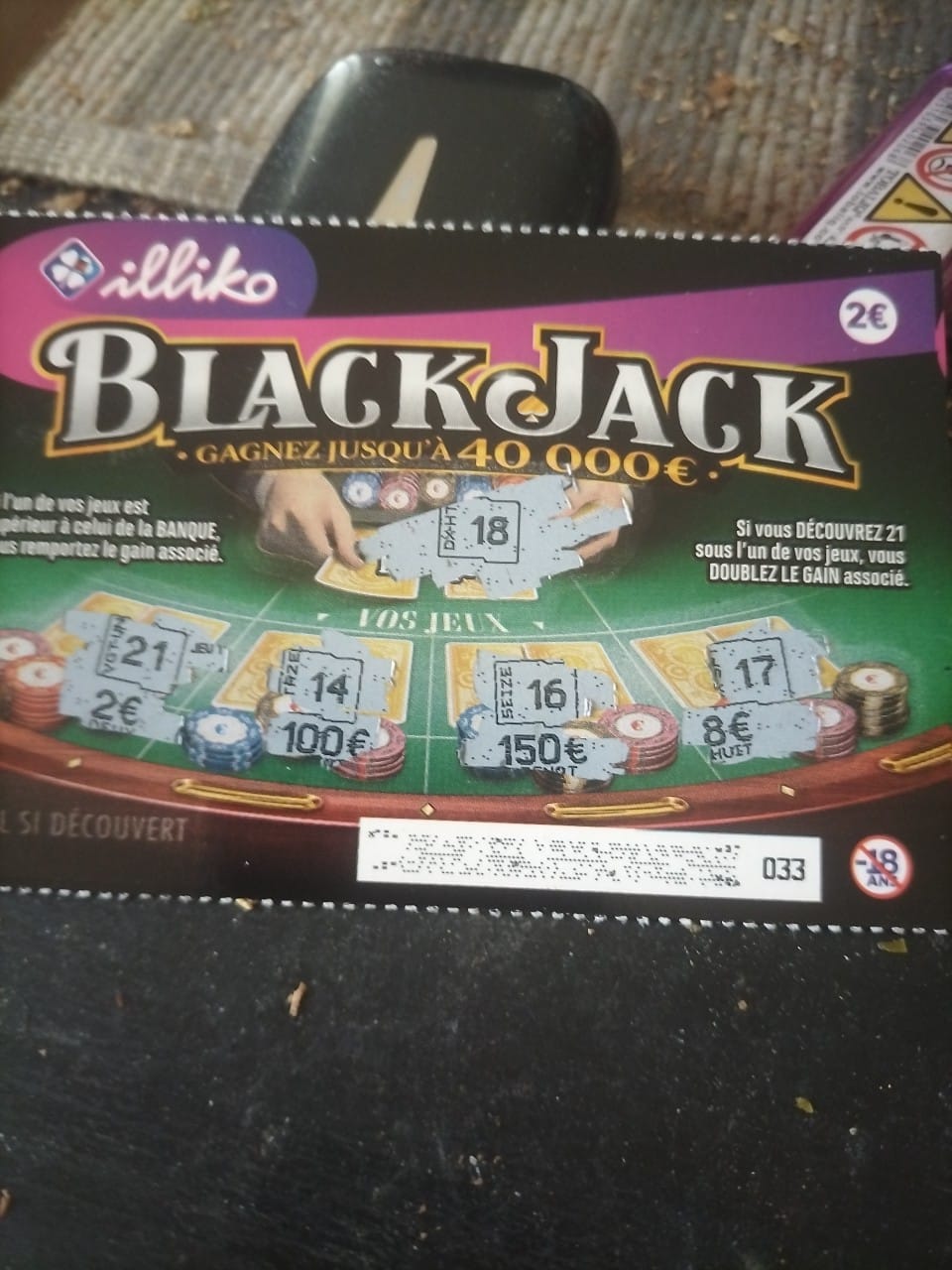 Addict aux jeux à gratter hypnose