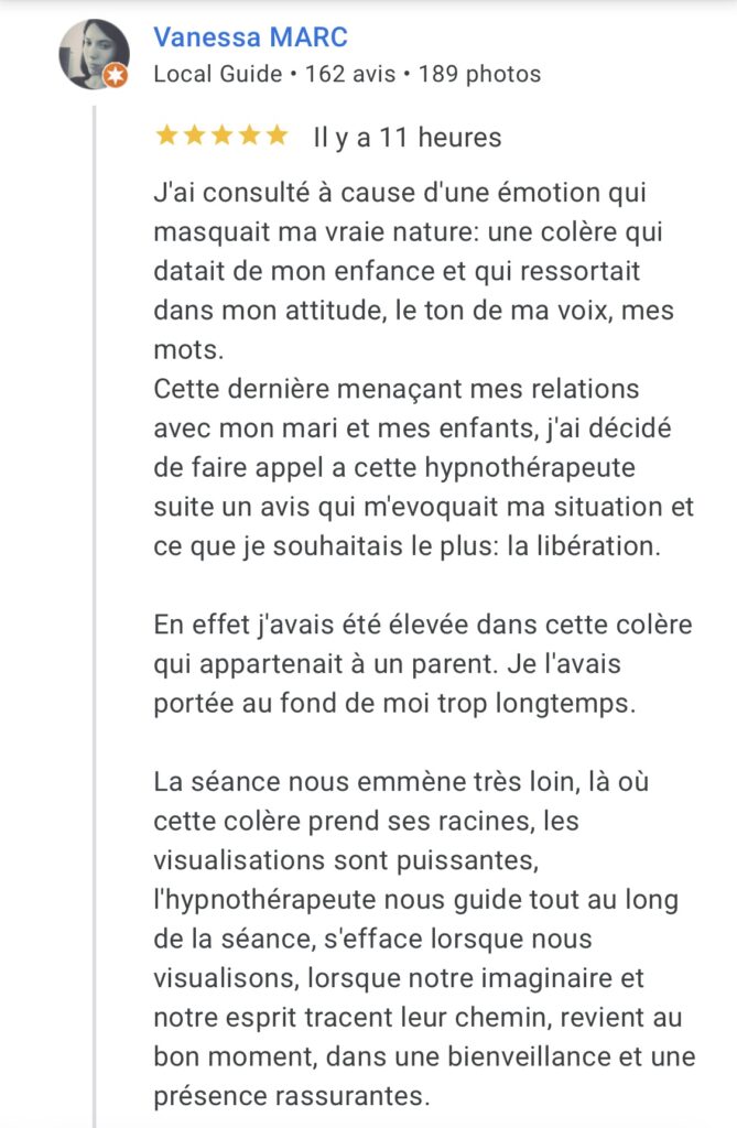 Angoisse et violence parentale Hypnothérapie