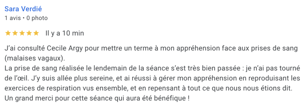 Hypocondrie Peur d'être malade hypnose Paris