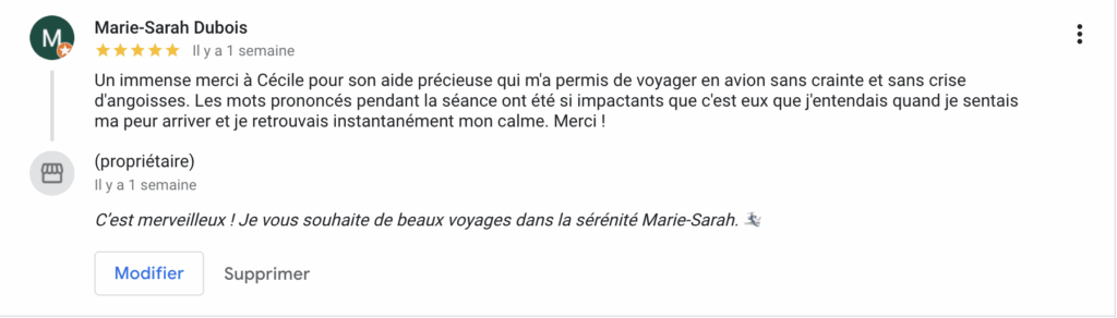 Peur de l'avion thérapie en ligne vision téléconsultation